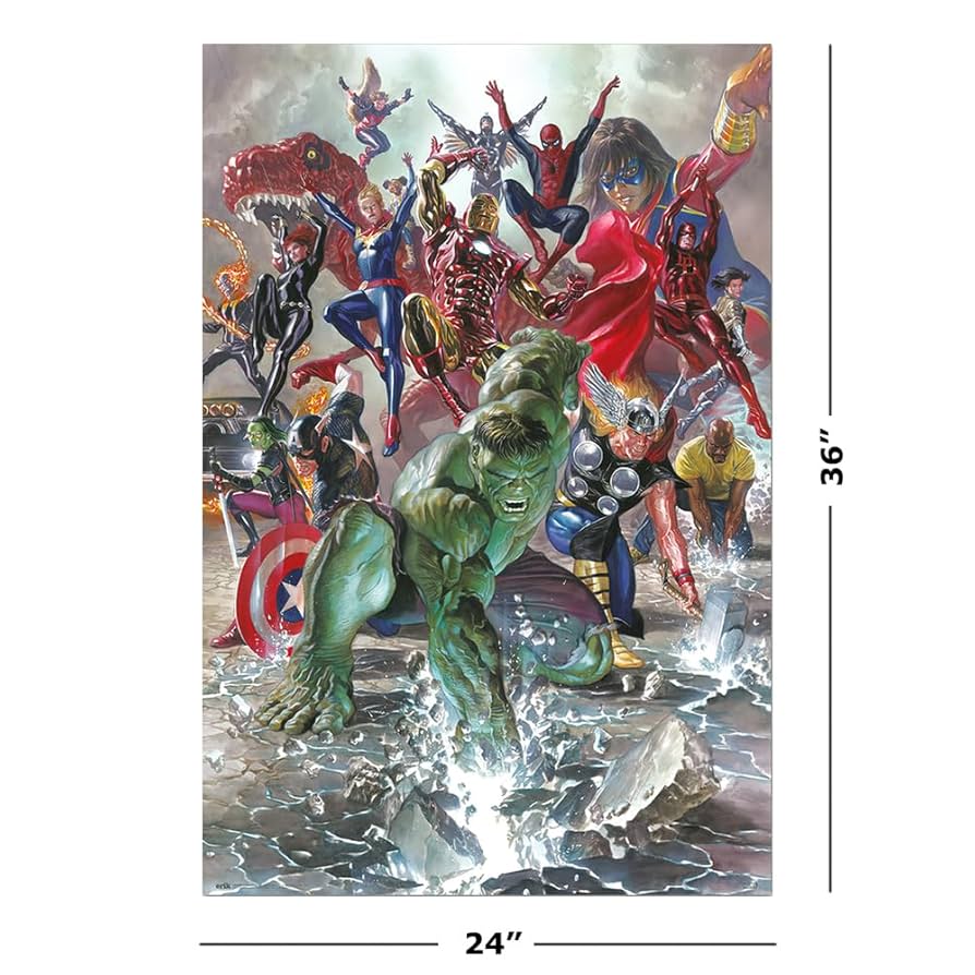 Amazon.co.jp: アベンジャーズ マーベルコミックポスター